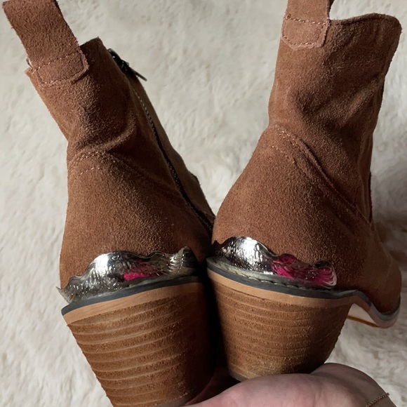 Spell | Cactus Rose Tan Suede Ankle Boots | 39 - Picture 13 of 16